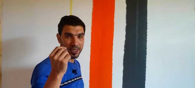 Роскошный восточный декор стены от мастера из Египта