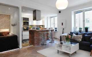 Квартира-студия: дизайн интерьера