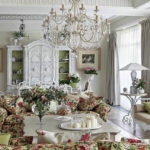 стиль прованс в гостиной