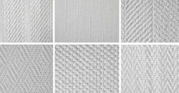 Самые распространенные виды рисунков на стекловолокнистых обоях